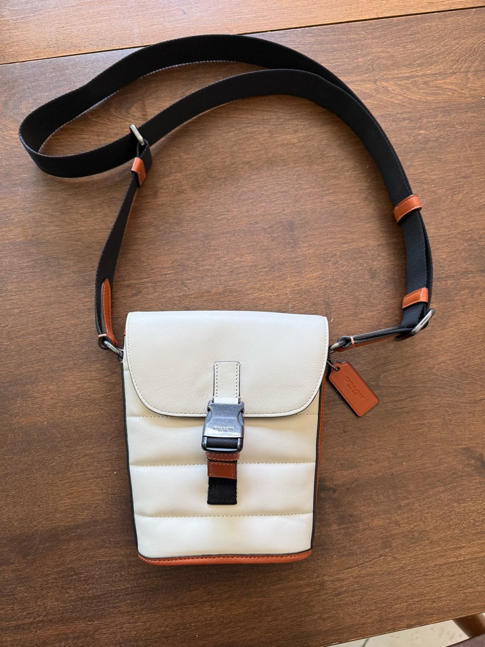 COACH Track Small Flap Crossbody
With Quilting White Style CE651 EUC - Picture 13 of 14